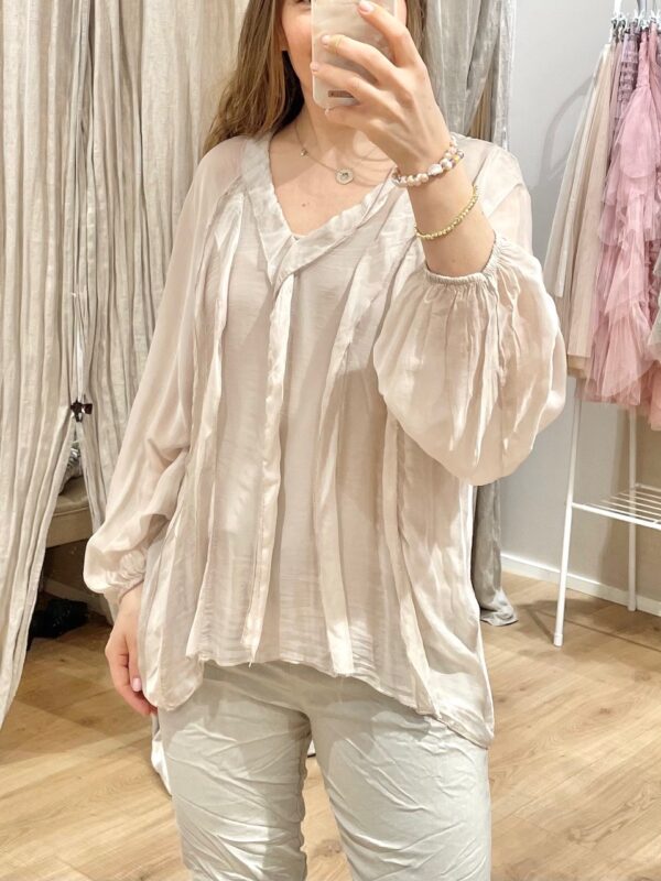 Peura collection Ela silkkipusero beige